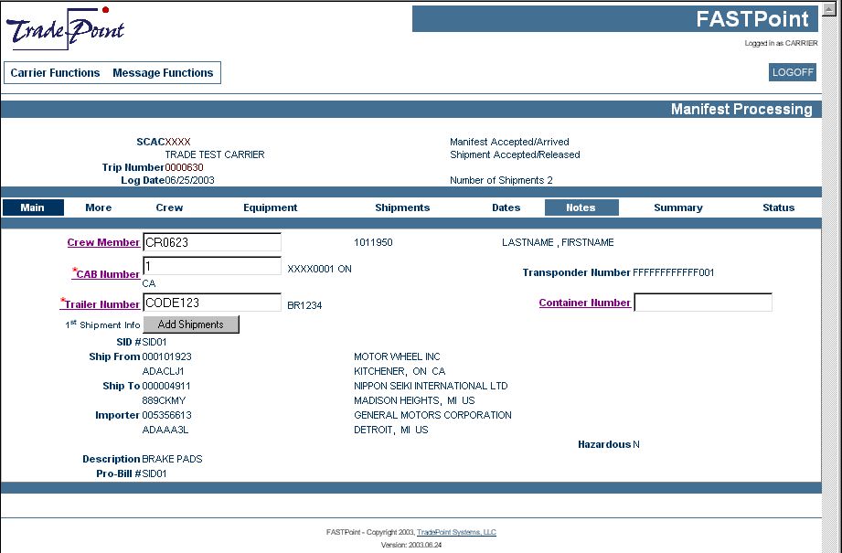 FASTPoint Procedures Documentation (LIV)